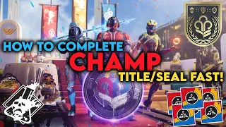 Destiny 2 - How to complete Champ Seal and Title Guardian Games 2023