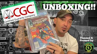 CGC Comic submission unboxing. AWESOME!