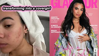 spending $1000 to glow up to BE ON THE COVER OF GLAMOUR MAGAZINE... (EXTREME 24 HOUR TRANSFORMATION)