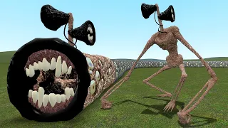 NEW GIANT SIREN HEAD EATER WITH 100+ CARRIAGES!! Garry's Mod