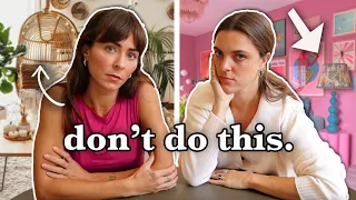 Biggest interior DESIGN MISTAKES | ft. Paige Wassel!!!