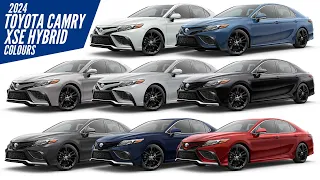 2024 Toyota Camry XSE Hybrid – All Color Paint Options – Images | AUTOBICS