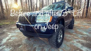 2005 Jeep Cherokee WK 3” Lift 35” Tires Wrangler Rubicon Wheels Subscribe for more DIY videos!!