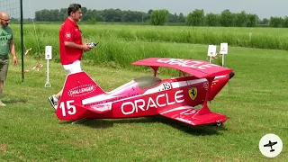 HUGE 1:2 PITTS CHALLENGER II AEROBATIC DISPLAY WITH SMOKE