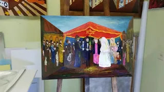 3Д-Картина_Хупа. Еврейская свадьба