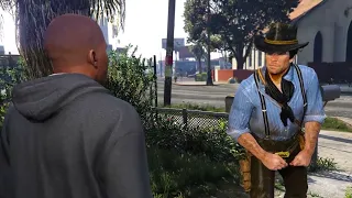 Lamar roasts Franklin - But it's Arthur Morgan using Arthurs Voicelines