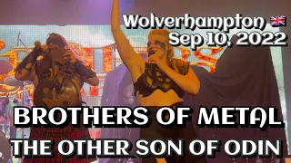Brothers of Metal - The Other Son Of Odin @Wolverhampton🇬🇧 September 10, 2022 LIVE HDR 4K