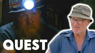 Les Walsh Start Feeling Unwell Inside The Mine | Outback Opal Hunters