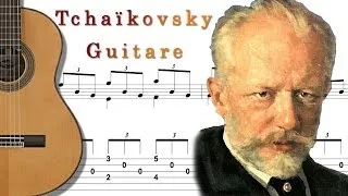 TCHAIKOVSKY - Fingerstyle Arpeggio Guitar (Chanson Antique Française)