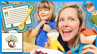 River and Mommy Make Homemade Ice Cream - Life Learning Littles Educational Videos for  Children