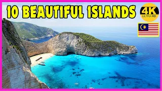 Top 10 Best Malaysian Islands | Most Beautiful Islands in Malaysia | 4K Video