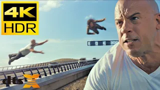 4K HDR ● Vin Diesel catches girl in air! (Fast and Furious 6) ● DTS X