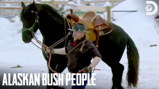 Noah Trains His New Warhorse | Alaskan Bush People