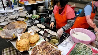 Best Korean food traditional market, Korean street food