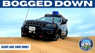 Toyota Land Cruiser and Jeep Grand Cherokees | Bogged Down at Silver Lake Sand Dunes | Off Road