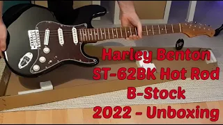 Harley Benton ST-62BK Hot Rod 2022, UNBOXING Strat, B-Stock
