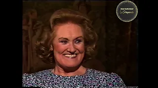 HD VIDEO Lucia di Lammermoor - Joan Sutherland interview, 1988 Barcelona