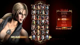 Mortal Kombat 9 | Pantalla de Selección de Personajes + DLCs