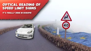 Teslas finally read Speed Limit Signs in Europe