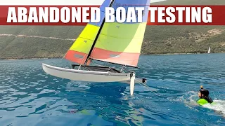 What happens when you fall off your catamaran?