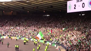 Celtic 4 - Rangers 0 - Scottish Cup Semi-Final - 2nd Goal - Green Brigade Celebrations - 15.04.18