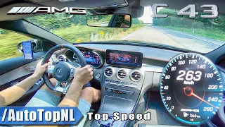 NEW! Mercedes AMG C43 C Class TOP SPEED on AUTOBAHN by AutoTopNL