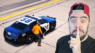 24 SAAT ARALIKSIZ ARKA KOLTUKTA POLISI TAKIP ETTIM - GTA 5 MODS