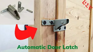 Great Idea-Simple-Easy To Do Without Soldering • DIY Automatic Door Latch #2 || Chốt cửa tự động #2