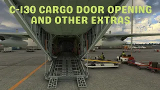 MSFS2020 XBOX C-130 HOW TO OPEN CARGO DOOR and EXTRAS