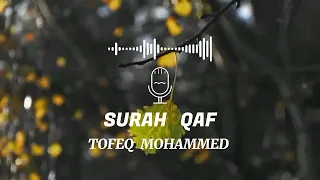 Amaizing recitation of Surah Qaf by Tareq Mohammed||سورة ق طارق محمد ||recitation of Holy Quran||