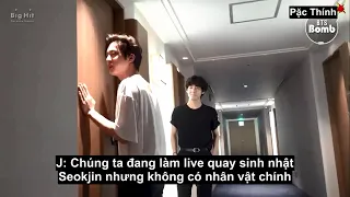 [Vietsub] Tổ chức sinh nhật cho Jin BTS và cái kết - Behind The Scenes - 방탄소년단