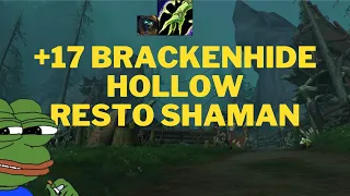 Resto Shaman +17 Brackenhide Hollow | Dragonflight Season 2