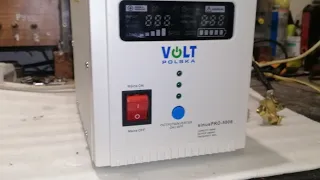 Джерело безперебійного живлення VOLT Polska Sinus PRO 500E.Перші тести роботи #voltpolska