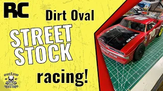 RC Dirt Oval Street Stock Racing in a Team Associated