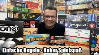 Einfache Regeln - hoher Spielspaß! Die Top Spiele die sich auch lohnen!