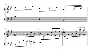 Fantasia in G minor (TWV 33:8) - G.P.Telemann, Piano, Sheet Music