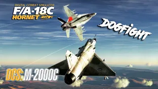 DCS: How the F/A-18C Hornet Can kill the Mirage 2000C in a Dogfight.