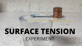 Surface tension experiment