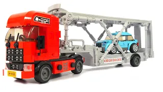 Sluban City M38-B0880 Car transporter truck