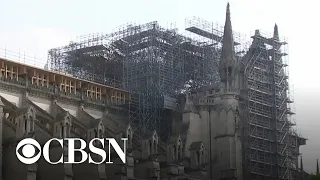 One year after devastating fire, coronavirus delays Notre Dame's restoration