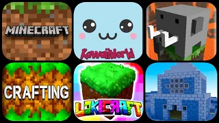 Minecraft VS KawaiiWorld VS Craftsman VS Lokicraft VS BigCraft VS Crafting And Building