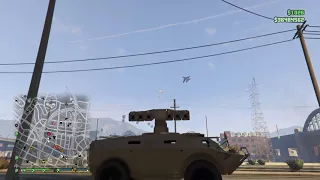 SAM Battery APC vs Hydra - Grand Theft Auto Online