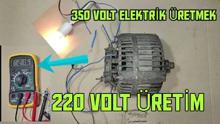 220 V JENERATÖR YAPIMI, ARABA ALTERNATÖR MODİFİYE, MIKNATIS YOK, UĞRAŞ YOK FREE ENERJİ