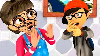 Nick and Tani - Funny Stories-  SCARY TEACHER 3D |VMAni English|