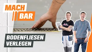 Bodenfliesen verlegen | OBI