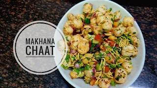 healthy salad makhana recipe|protein Packed Makhana chaat.