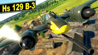 When plane has 75mm anti tank cannon 🛩️ Hs 129 B-3 "DUCK" review