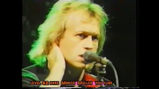 Very RARE Video Level 42 - Fait Accompli Footage Holland 1988