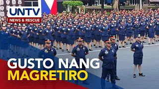 Mga pulis na nagsumite ng aplikasyon para sa optional retirement, umabot na sa halos 2,000 – PNP