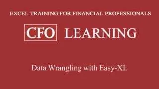 CFO Learning Pro - Excel Edition - Easy XL